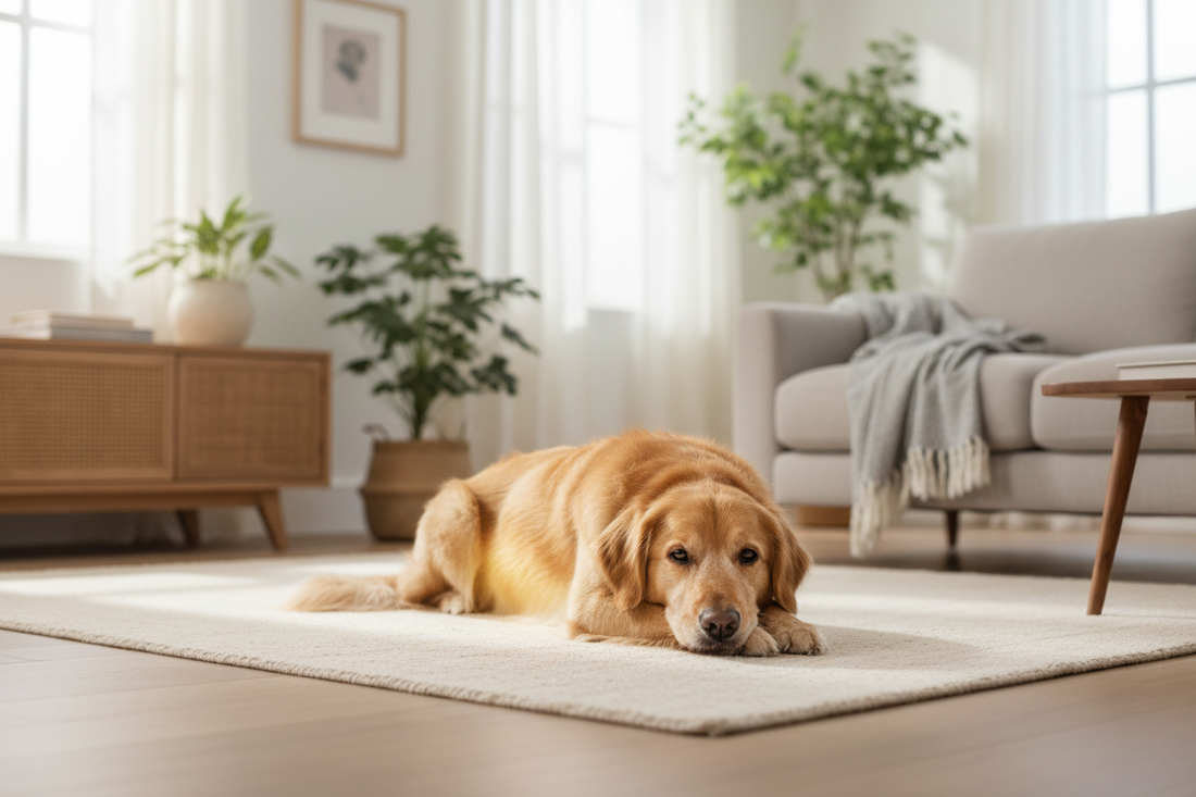 Mi perro tiene la barriga hinchada: qué significa y qué hacer